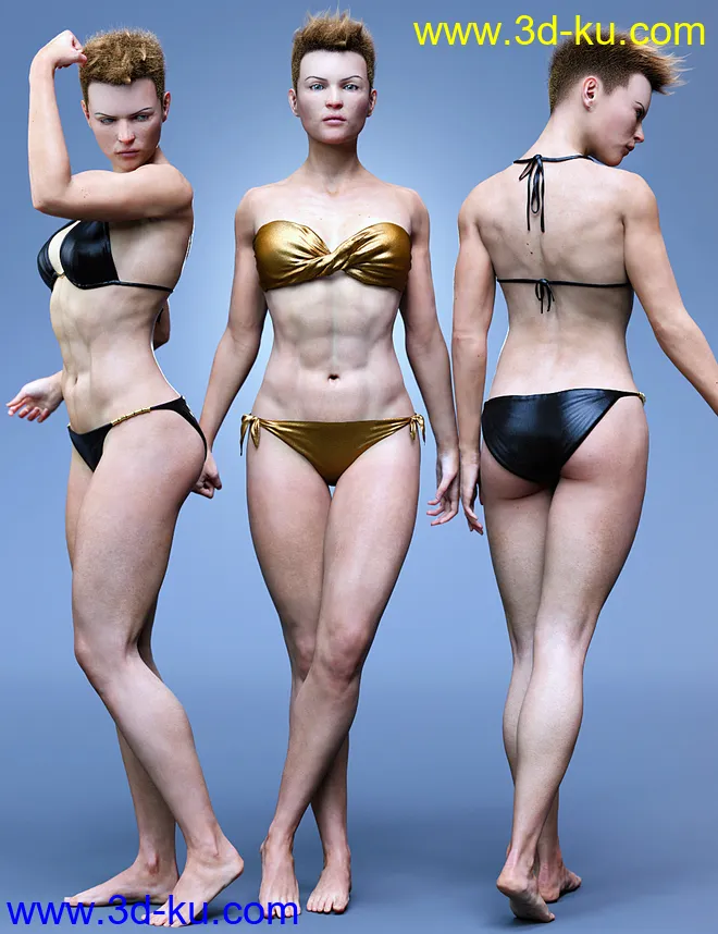 Kalei HD for Genesis 8 Female模型的图片3