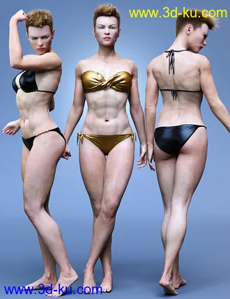 3D打印模型Kalei HD for Genesis 8 Female的图片