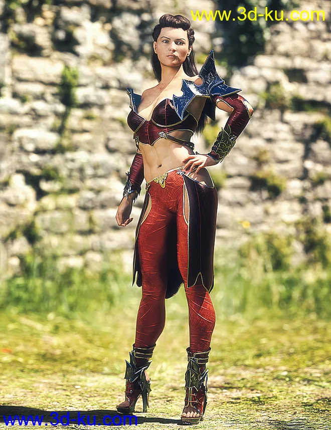 Kalei HD for Genesis 8 Female模型的图片7