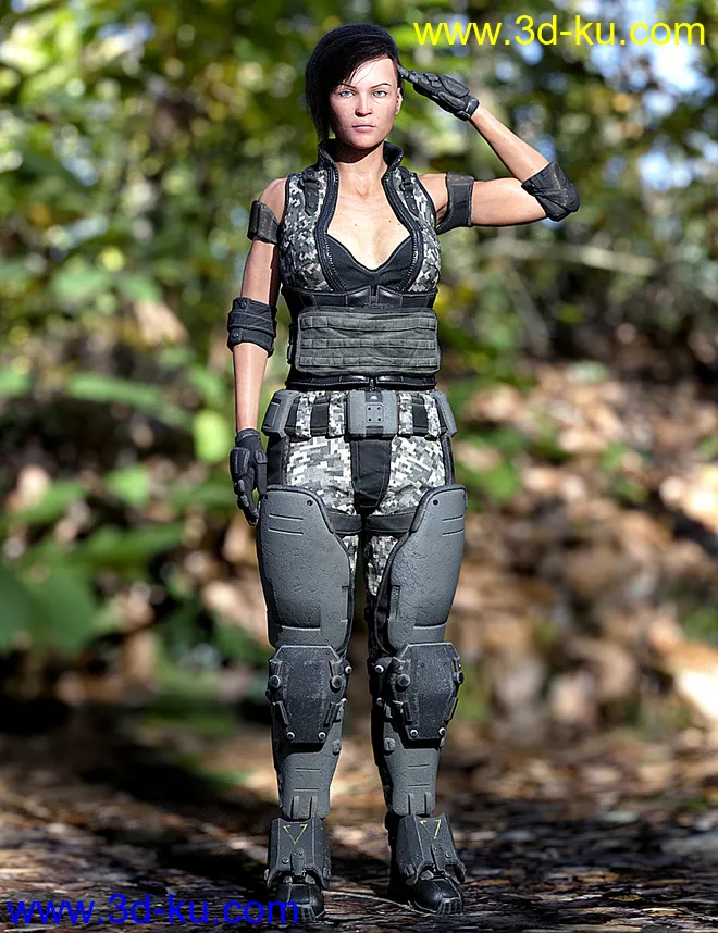 Kalei HD for Genesis 8 Female模型的图片8