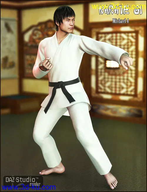 Karate Gi M4模型的图片1