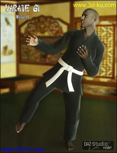 Karate Gi M4模型的图片4