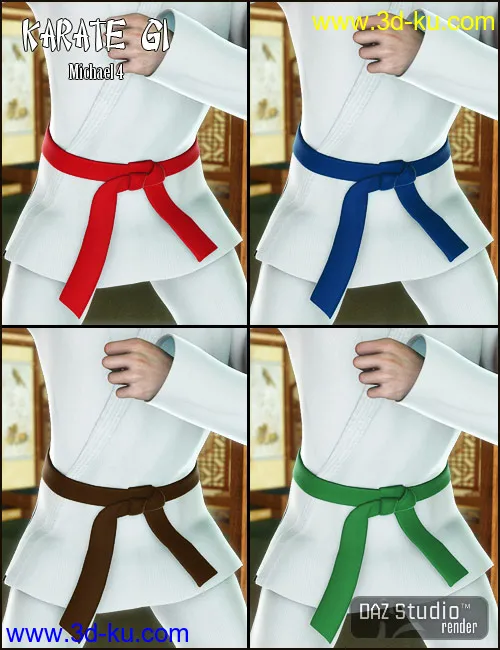 Karate Gi M4模型的图片6