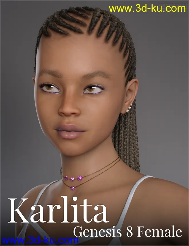 Karlita for Genesis 8 Female - Teen模型的图片1