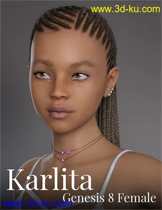 3D打印模型Karlita for Genesis 8 Female - Teen的图片