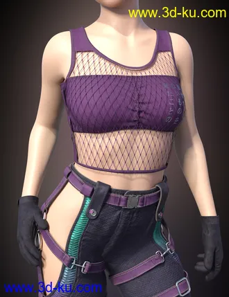 Katana HD Bundle for Genesis 8 Females模型的图片7