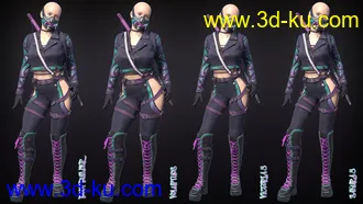 Katana HD Bundle for Genesis 8 Females模型的图片8