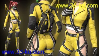 Katana HD Bundle for Genesis 8 Females模型的图片13