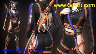 3D打印模型Katana HD Bundle for Genesis 8 Females的图片