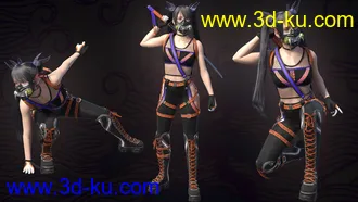 Katana HD Bundle for Genesis 8 Females模型的图片20