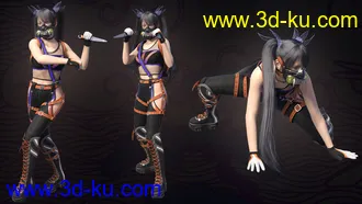 3D打印模型Katana HD Bundle for Genesis 8 Females的图片