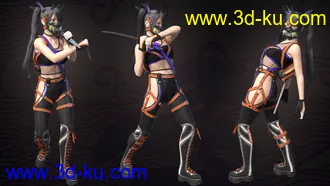 Katana HD Bundle for Genesis 8 Females模型的图片25