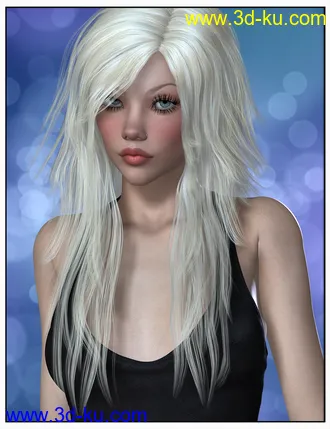 3D打印模型Kelsie Hair Colors的图片
