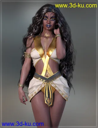 3D打印模型Kesharess for Genesis 8 Female的图片