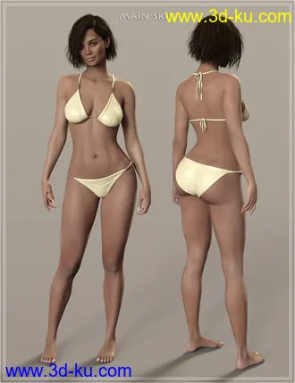 3D打印模型Kesharess for Genesis 8 Female的图片