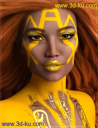 3D打印模型Kesharess for Genesis 8 Female的图片