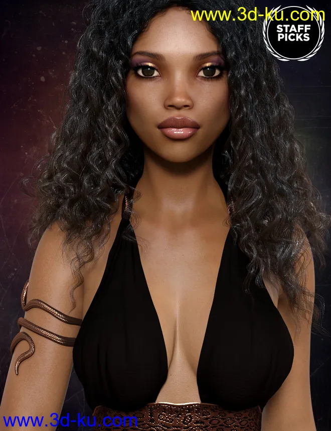 Keyana for Genesis 8 Female模型的图片1