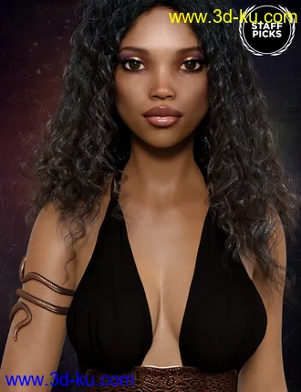 3D打印模型Keyana for Genesis 8 Female的图片