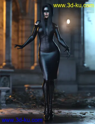 3D打印模型Kherington HD for Genesis 8 Female的图片