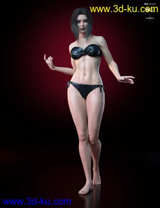 3D打印模型Kherington HD for Genesis 8 Female的图片