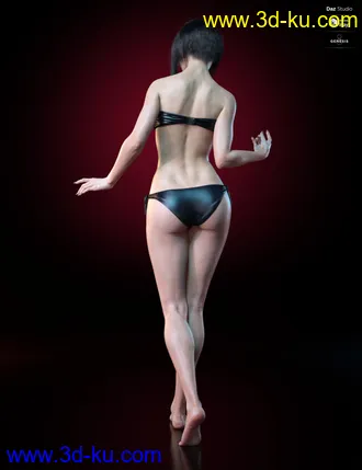 3D打印模型Kherington HD for Genesis 8 Female的图片
