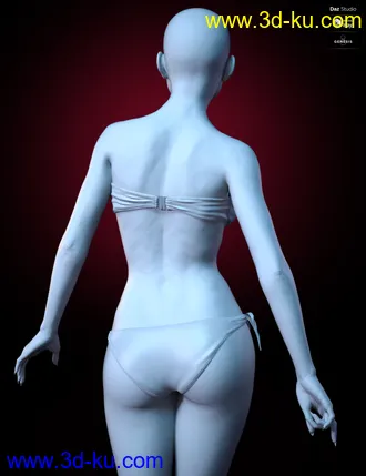 3D打印模型Kherington HD for Genesis 8 Female的图片