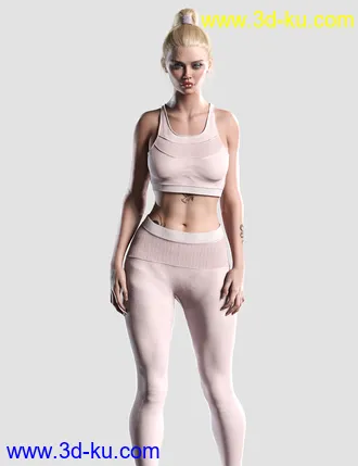 3D打印模型Knit Sports Outfit for Genesis 8 Females的图片