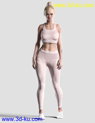 3D打印模型Knit Sports Outfit for Genesis 8 Females的图片