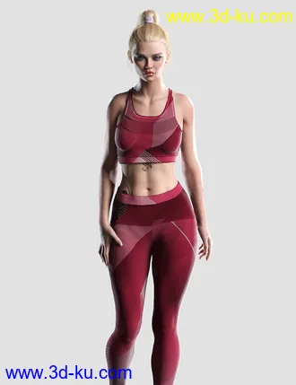 3D打印模型Knit Sports Outfit Textures的图片