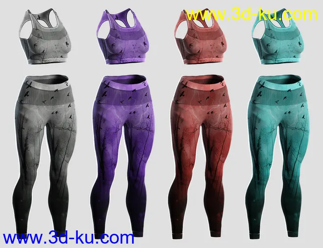Knit Sports Outfit Textures模型的图片4
