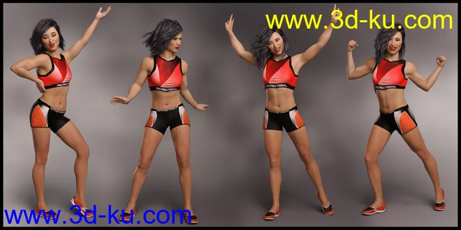 Knock Out for Kayo 8 and Genesis 8 Female模型的图片2