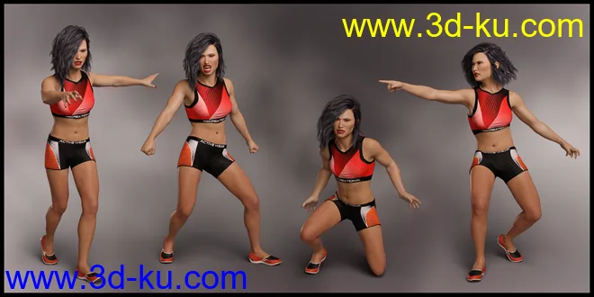 Knock Out for Kayo 8 and Genesis 8 Female模型的图片3