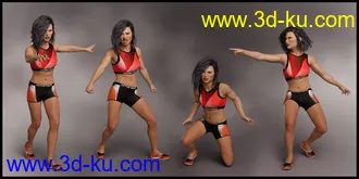 3D打印模型Knock Out for Kayo 8 and Genesis 8 Female的图片