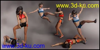 3D打印模型Knock Out for Kayo 8 and Genesis 8 Female的图片