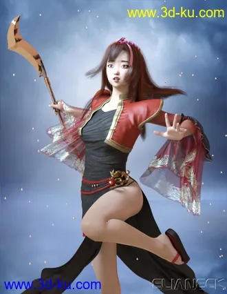 3D打印模型Kokoro for Genesis 8 Female的图片