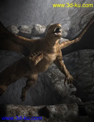 3D打印模型Komododreki - The Komodo Dragon HD的图片