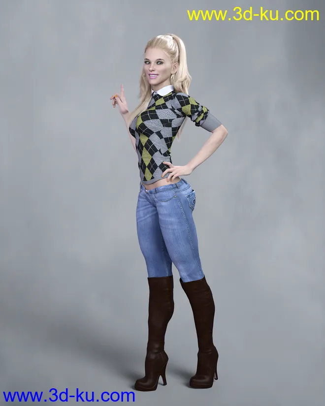 KrashWerks ALLISON for Genesis 8 Female模型的图片1