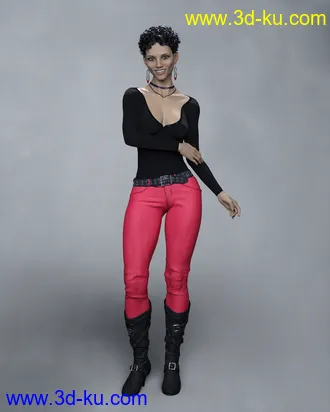 3D打印模型KrashWerks RACHEL for Genesis 8 Female的图片