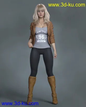 3D打印模型KrashWerks SARAH for Genesis 8 Female的图片