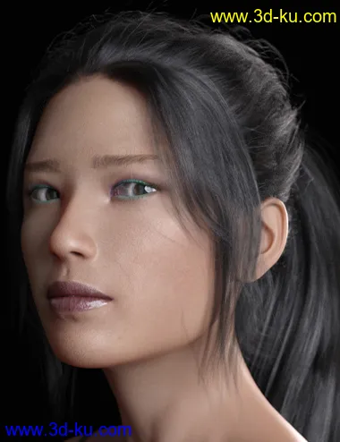 Kumi Leiko and Dress for Genesis 8 Females模型的图片7