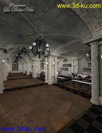 3D打印模型La Dolce Vita Restaurant的图片