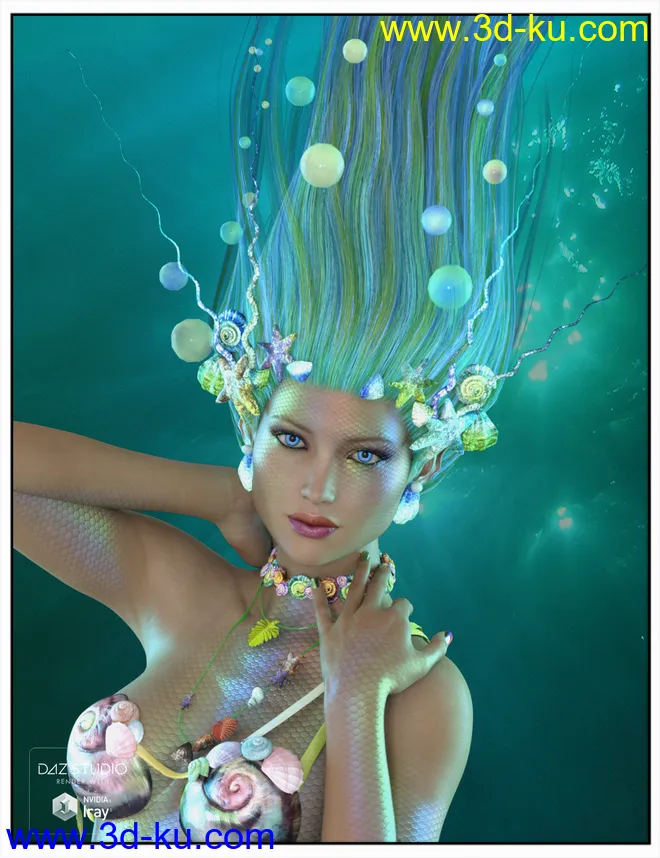 Laguna-Naoko Props for Genesis 3 Female(s), Genesis 2 Female(s) and Victoria 4模型的图片2
