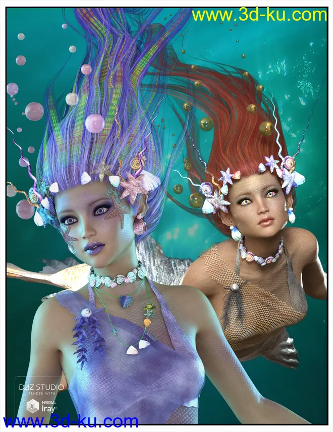 Laguna-Naoko Props for Genesis 3 Female(s), Genesis 2 Female(s) and Victoria 4模型的图片3