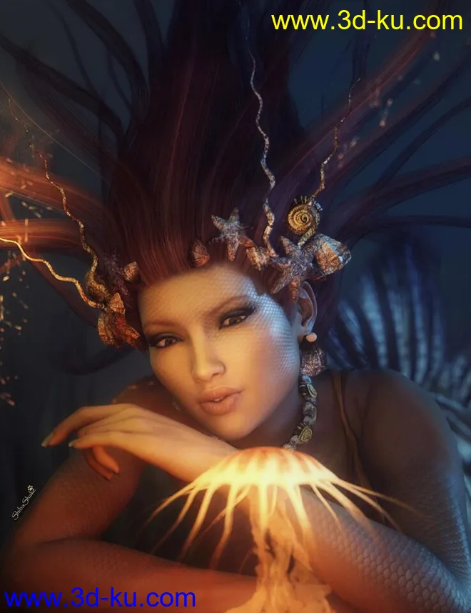 Laguna-Naoko Props for Genesis 3 Female(s), Genesis 2 Female(s) and Victoria 4模型的图片12