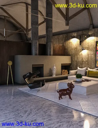 3D打印模型Lakehouse Lounge的图片