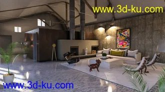 3D打印模型Lakehouse Lounge的图片