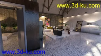 3D打印模型Lakehouse Lounge的图片