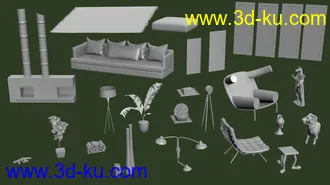 3D打印模型Lakehouse Lounge的图片