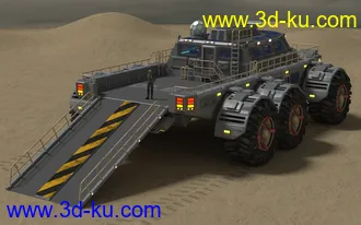3D打印模型Landtrak Explorer Transportation Model的图片