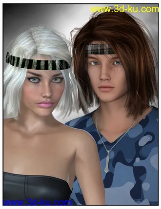 3D打印模型Lanny Hair的图片